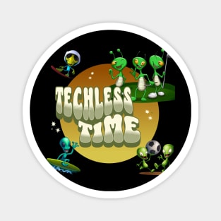 Techless Time Alien TShirt Magnet